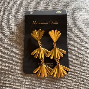 24k gold plated earrings